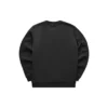 Camisola de gola redonda com logótipo impresso “Preto Vermelho”