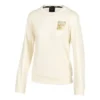 Camisola de gola redonda com logótipo Skechers x SKX “Branco Amarelo”