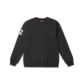 Camisola de malha com estampado de letras Skechers para homem, preta