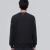 Camisola de malha com estampado de letras Skechers para homem, preta