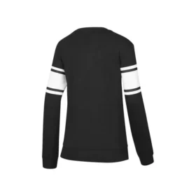 Camisola de manga comprida com letras impressas “Preto Branco”
