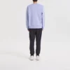 Camisola de manga comprida da marca da série casual colorida “Roxo Amarelo”