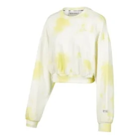 Camisola de manga comprida Skechers x XUZHI “Amarelo Branco Cinza”