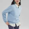 Camisola de manga comprida SKX “Azul-petróleo”