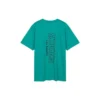 Camisola de manga curta com gola redonda Skechers para homem, azul