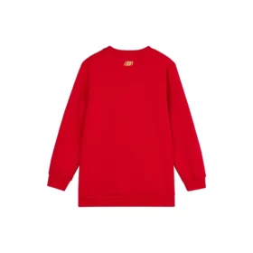 Camisola de manga curta da série CNY “Vermelho Branco”