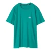 Camisola de manga curta respirável Skechers para homem com estampado solto, azul