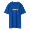Camisola de manga curta Skechers para homem, azul