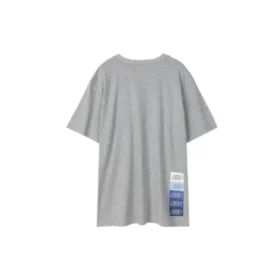 Camisola de manga curta Skechers para homem, cinzenta, folgada e respirável Camisola de manga curta Skechers para homem, cinzenta, folgada e respirável