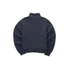 Camisola desportiva casual de malha larga com gola redonda “Preto”