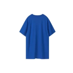 Camisola desportiva casual de manga curta Skechers para homem, azul