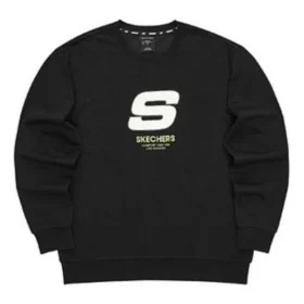 Camisola Sport Letter Crew “Preto Branco”