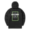 Camisolas com capuz e estampado “Preto Branco Verde”