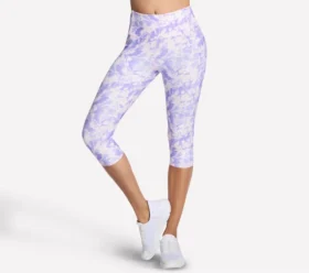 Capri de cintura alta com estampado GO FLEX
