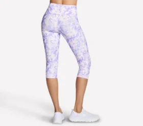 Capri de cintura alta com estampado GO FLEX