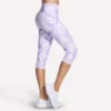 Capri de cintura alta com estampado GO FLEX Capri de cintura alta com estampado GO FLEX