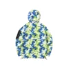 Casaco casual de camuflagem em tecido “Verde Azul Branco”