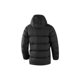 Casaco Casual de Penas Médio “Preto”