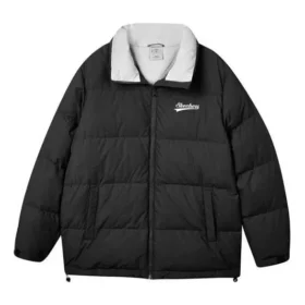 Casaco Casual de Penas “Preto Branco”