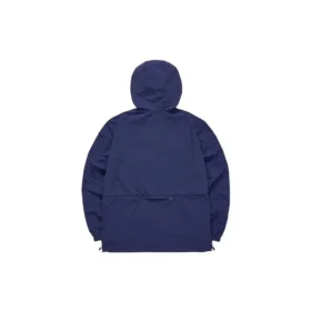 Casaco casual leve com capuz “Azul Branco”