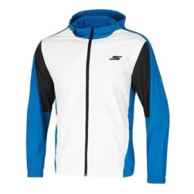 Casaco Casual Tecido “Branco Azul”