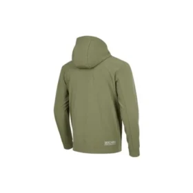 Casaco corta-vento de tecido espesso “Verde-oliva”