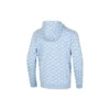 Casaco de malha de manga comprida com estampado de letras SKX “Cinza Azul Branco”