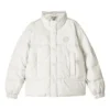 Casaco de penas casual leve “Branco”