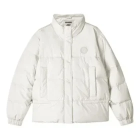Casaco de penas casual leve “Branco”