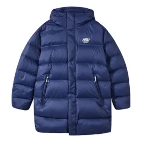 Casaco de penas casual “Navy”