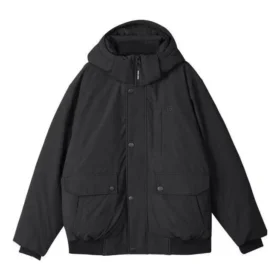 Casaco de penas com capuz, Waterproof e quente da série Lifestyle “Preto”
