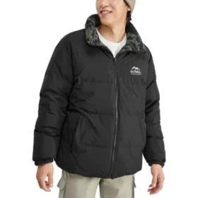 Casaco de penas Waterproof reversível “Black”