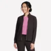 Casaco GO Luxe Rib Everyday com fecho completo Casaco GO Luxe Rib Everyday com fecho completo