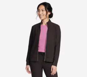 Casaco GO Luxe Rib Everyday com fecho completo