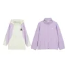 Casaco Tecido Casual “Roxo Branco”
