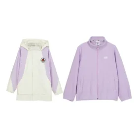 Casaco Tecido Casual “Roxo Branco”
