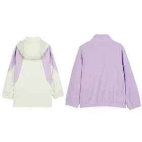 Casaco Tecido Casual “Roxo Branco”