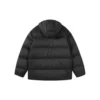 Casaco Waterproof de penas com capuz “Preto”