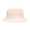 Chapéu de pescador ajustável “Rosa Branco”