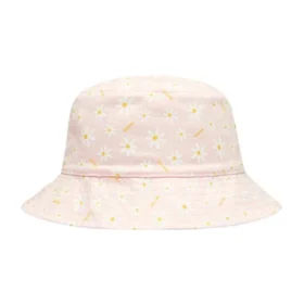 Chapéu de pescador ajustável “Rosa Branco”