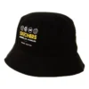 Chapéu de pescador com logótipo impresso “Preto Amarelo”