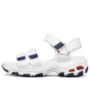 Chinelo D’ Lites GS Branco/Azul/Vermelho