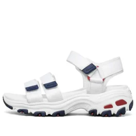 Chinelo D’ Lites GS Branco/Azul/Vermelho