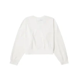 Coleção de Ano Novo Camiseta Casual de Manga Comprida “White Red”