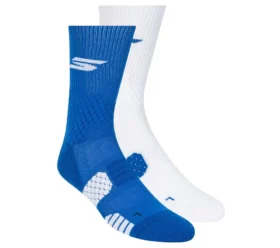 Conjunto de 2 pares de meias curtas de basquetebol de alto desempenho