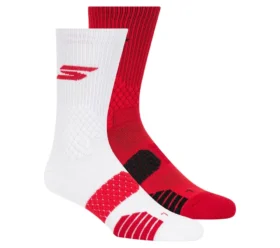 Conjunto de 2 pares de meias curtas de basquetebol de alto desempenho