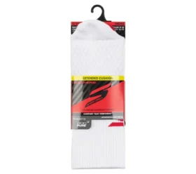 Conjunto de 2 pares de meias curtas de basquetebol de alto desempenho