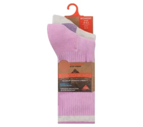 Conjunto de 2 pares de meias curtas de trilha para mulher