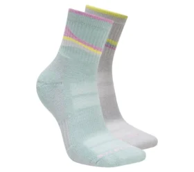 Conjunto de 2 pares de meias Trail Quarter para mulher