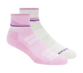 Conjunto de 2 pares de meias Trail Quarter para mulher